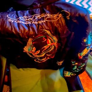Authentic Ed Hardy/Christian Audiger Coat
